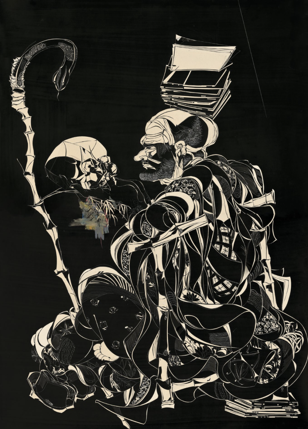 《双瞳》 110X79cm 2021年