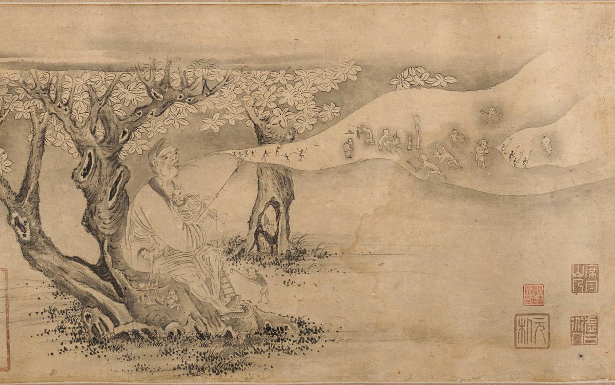 Demon exorcisor by an unidentified artist of the Ming (1368-1644) or Qing dynasty (1644-1911). Courtesy the Met Museum, New York