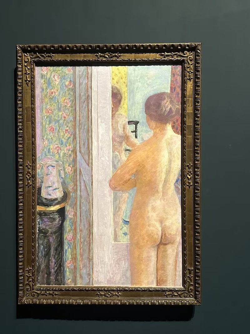 展览最后一件作品，博纳尔，《梳妆》，1914年