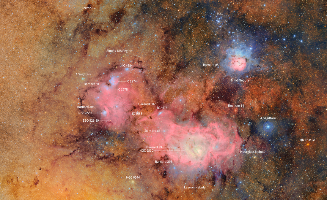 鲁宾天文台首拍——人马座星空画卷