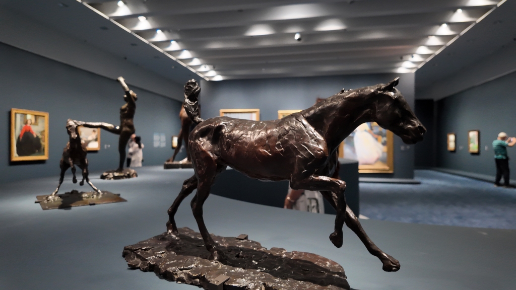 《右蹄点地的奔马》（Horse Galloping on Right Foot，约1887）