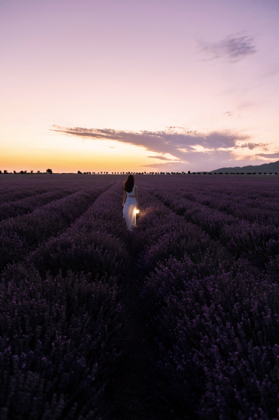 天空颜色最丰富的时候，是在太阳沉没之后