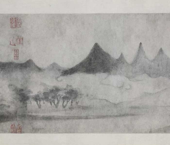 米友仁《潇湘奇观图卷》局部 （故宫博物院藏）