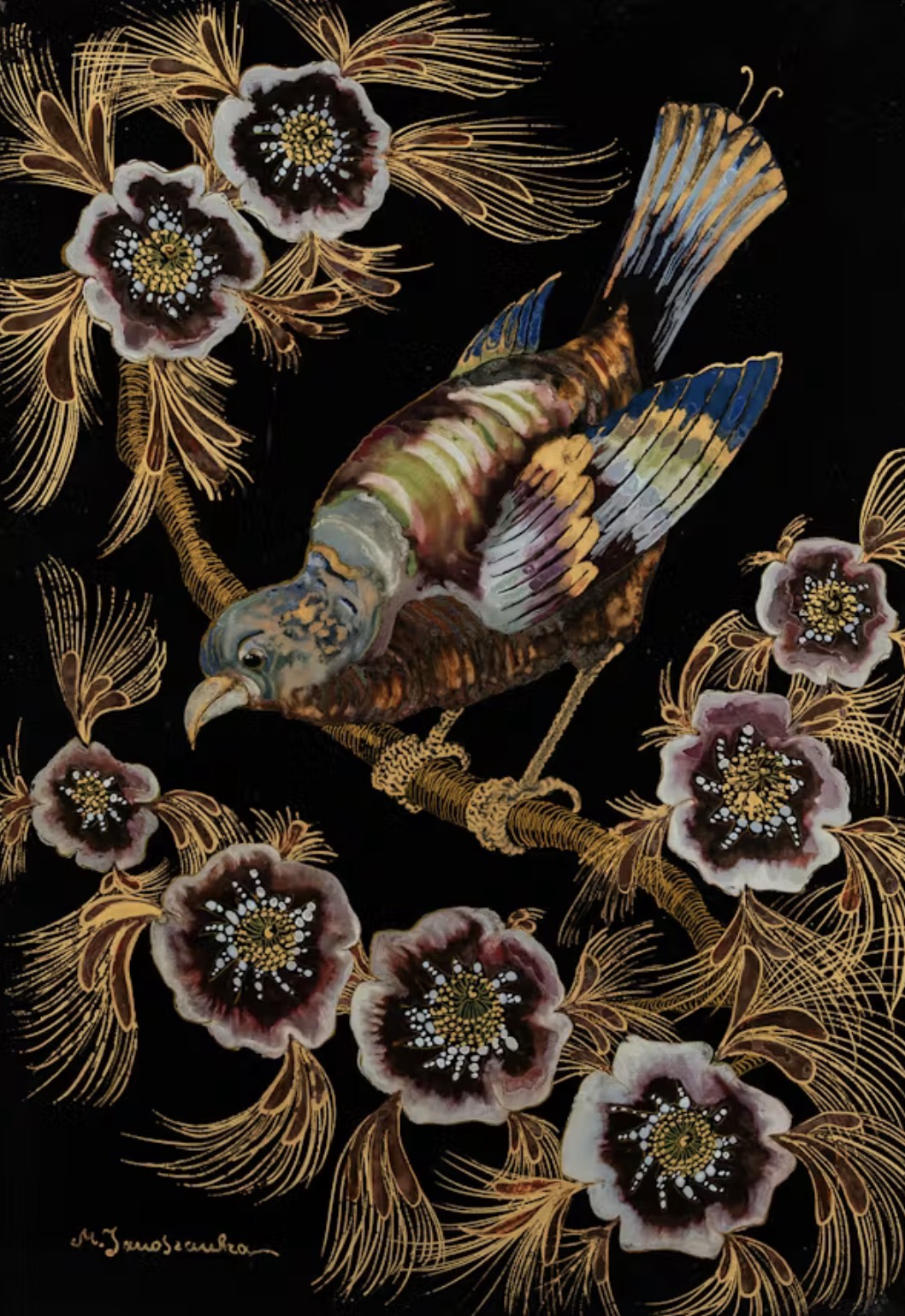 Michalina Janoszanka，Rajski ptak (Bird of paradise)，ca. 1920s