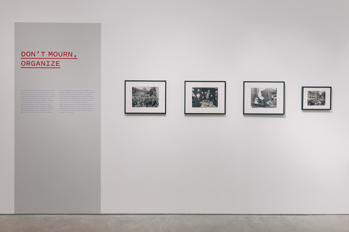 American Job: 1940–2011, installation view. Courtesy International Center of Photography.