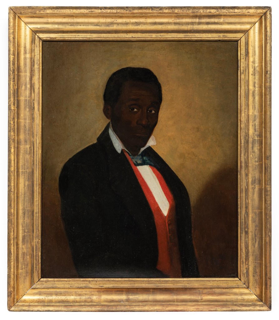 Attributed to the artist C.R. Parker, the 19th-century oil painting “Portrait of Frederick” (c. 1840) is thought to be one of two known portraits depicting enslaved individuals in Mississippi. It was acquired as a joint partnership between the Crystal Bridges museum and the Mississippi Museum of Art (MMA), which holds “Portrait of Delia” (ca. 1840-1849) by James Reid Lambdin. The purchase was made in April from Neal Auction Company in New Orleans for $508,750.这幅 19 世纪的油画《弗雷德里克肖像》（约 1840 年）归功于艺术家 C.R. Parker，据信是仅有的两幅描绘密西西比州被奴役者的肖像画之一。这幅画由 Crystal Bridges 博物馆和密西西比艺术博物馆 (MMA) 联合收购，后者收藏有 James Reid Lambdin 的《黛莉娅肖像》（约 1840-1849 年）。该画作于 4 月份从新奥尔良的 Neal Auction Company 以 508,750 美元的价格购得