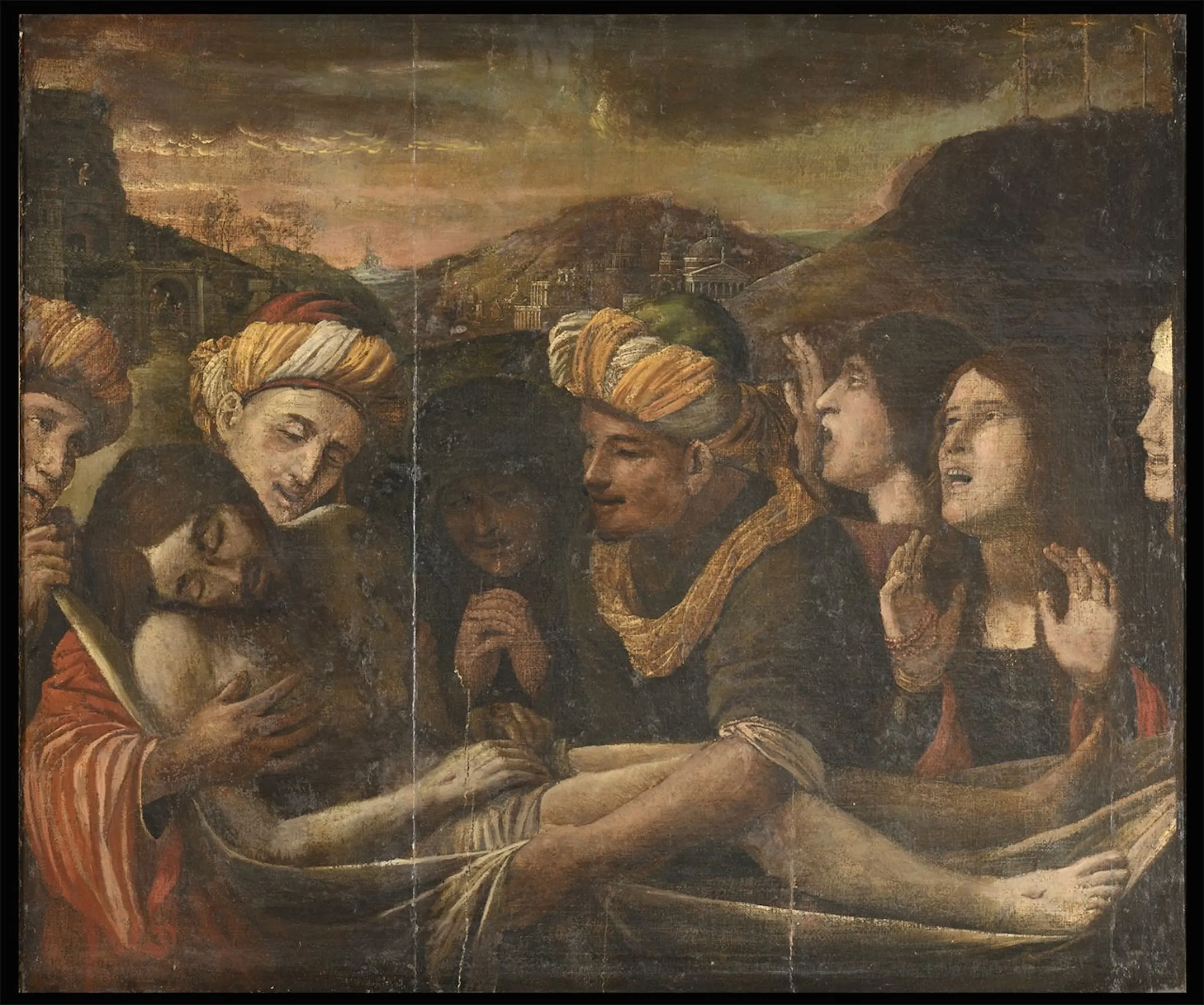 The Vatican Museums attributed this “Deposition of Christ” to Renaissance painter Andrea Mantegna. (all images courtesy the Vatican Museums)