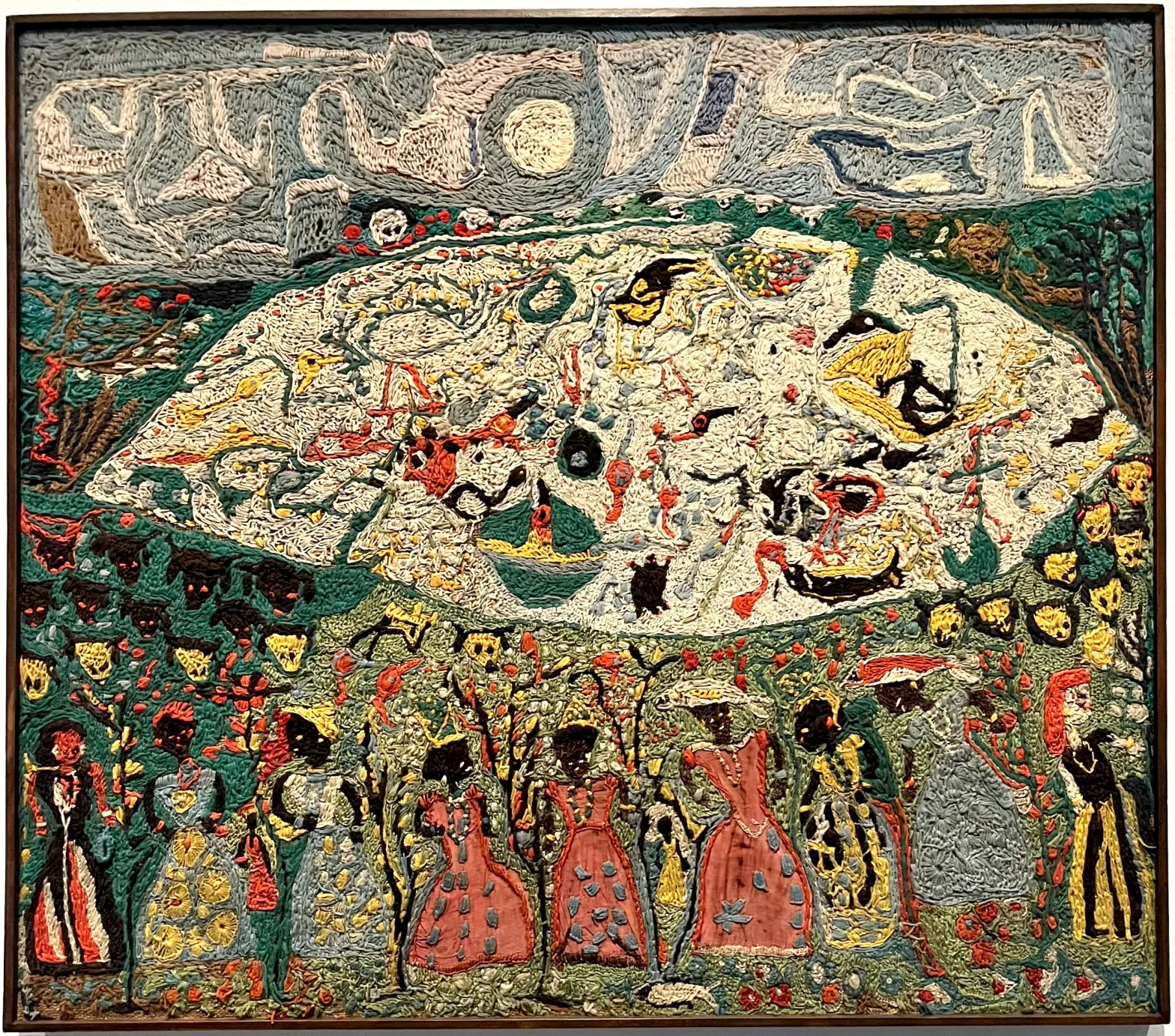 Madalena Santos Reinbolt, “Untitled” (1962–67), acrylic wool on burlap