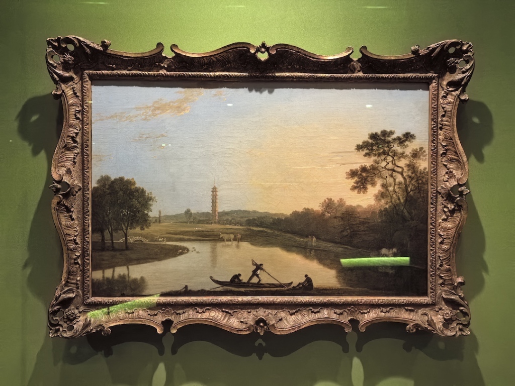 《邱园中的塔和桥》1762 年 理查德·威尔逊（英国）