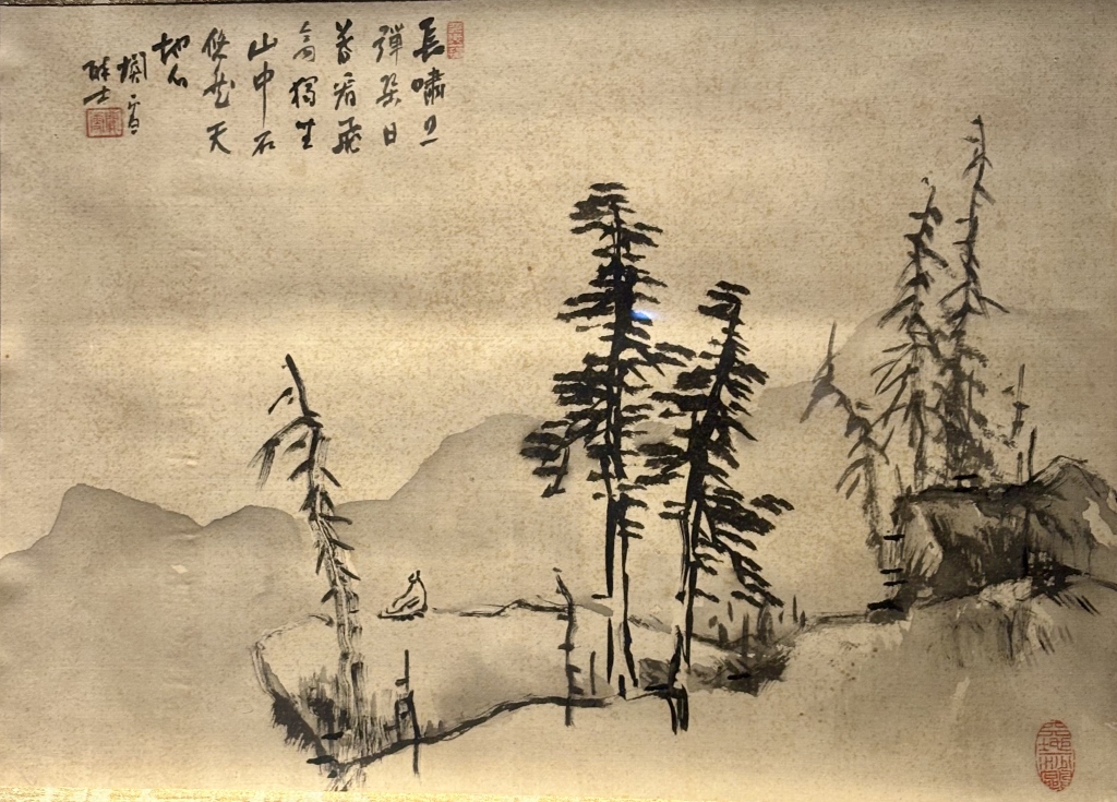 桥本关雪画作