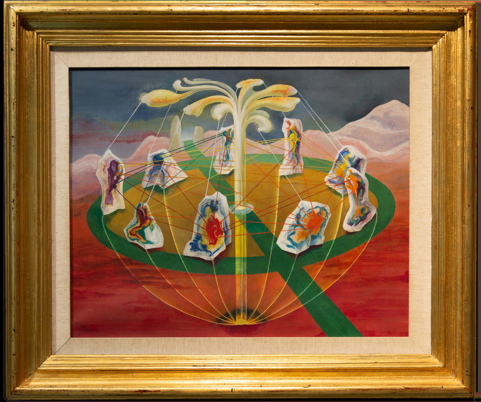 Ithell Colquhoun，“Dance of the Nine Opals” (1942) (© Spire Healthcare，© Noise Abatement Society，© Samaritans)