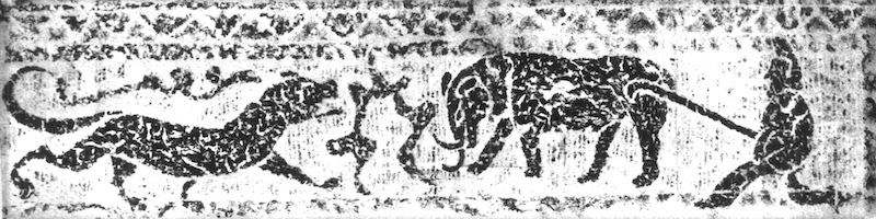 河南南阳英庄出土东汉驯象图