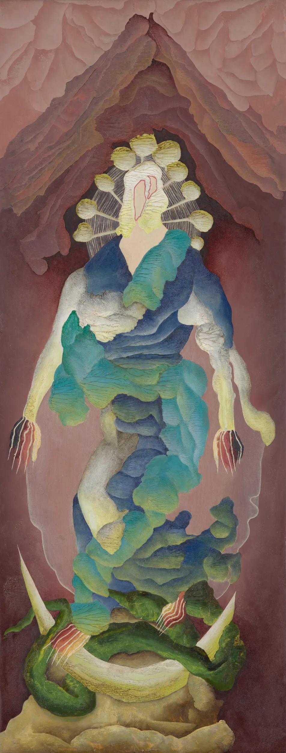 Ithell Colquhoun, “Attributes of the Moon” (1947) (© Tate; photo by Matt Greenwood)