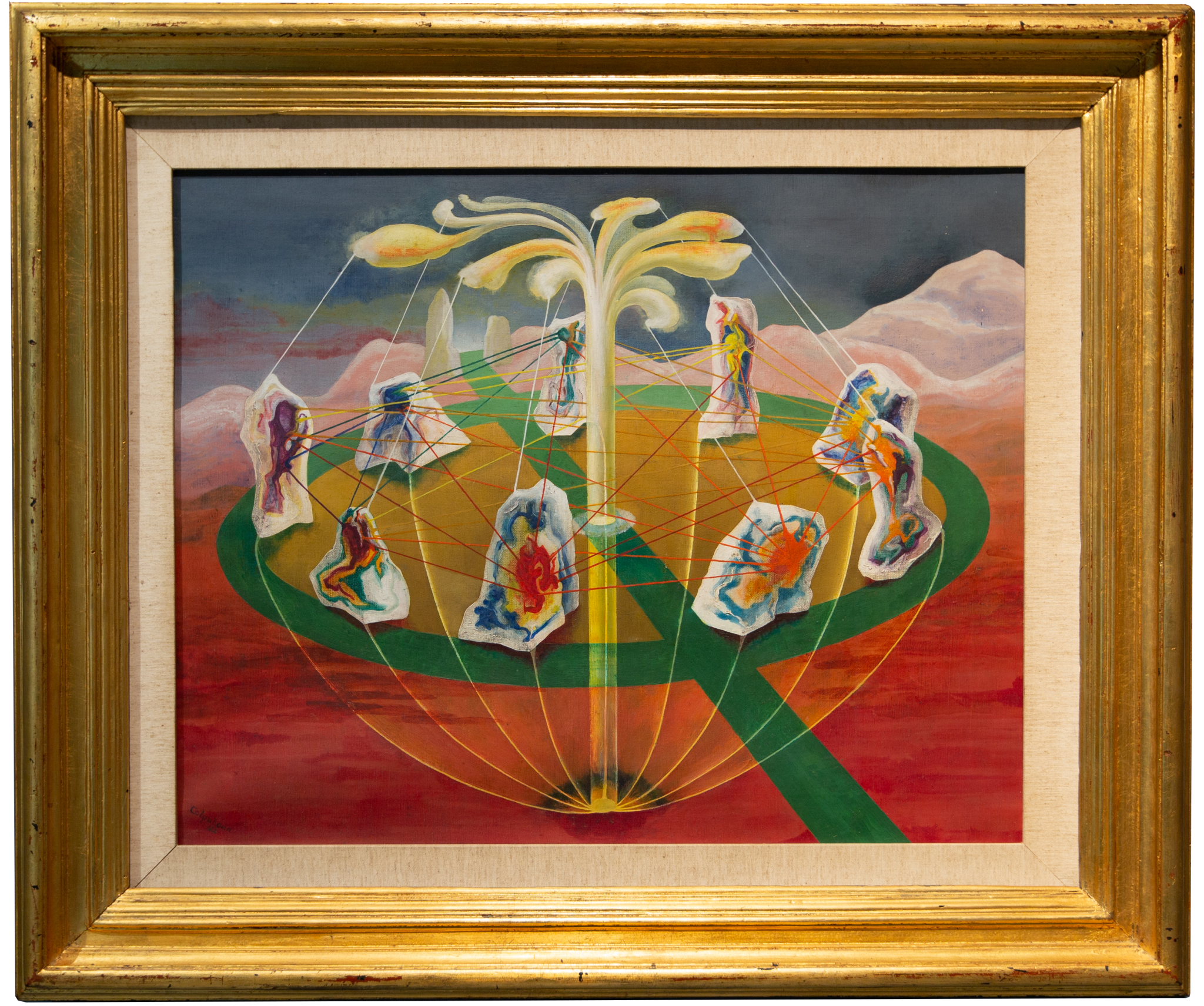 Ithell Colquhoun, “Dance of the Nine Opals” (1942) (© Spire Healthcare, © Noise Abatement Society, © Samaritans)