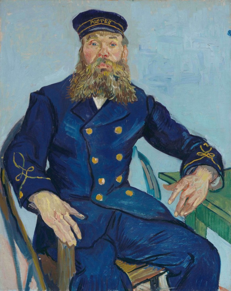 Vincent van Gogh, “Postman Joseph Roulin” (1888) (© Museum of Fine Arts, Boston)