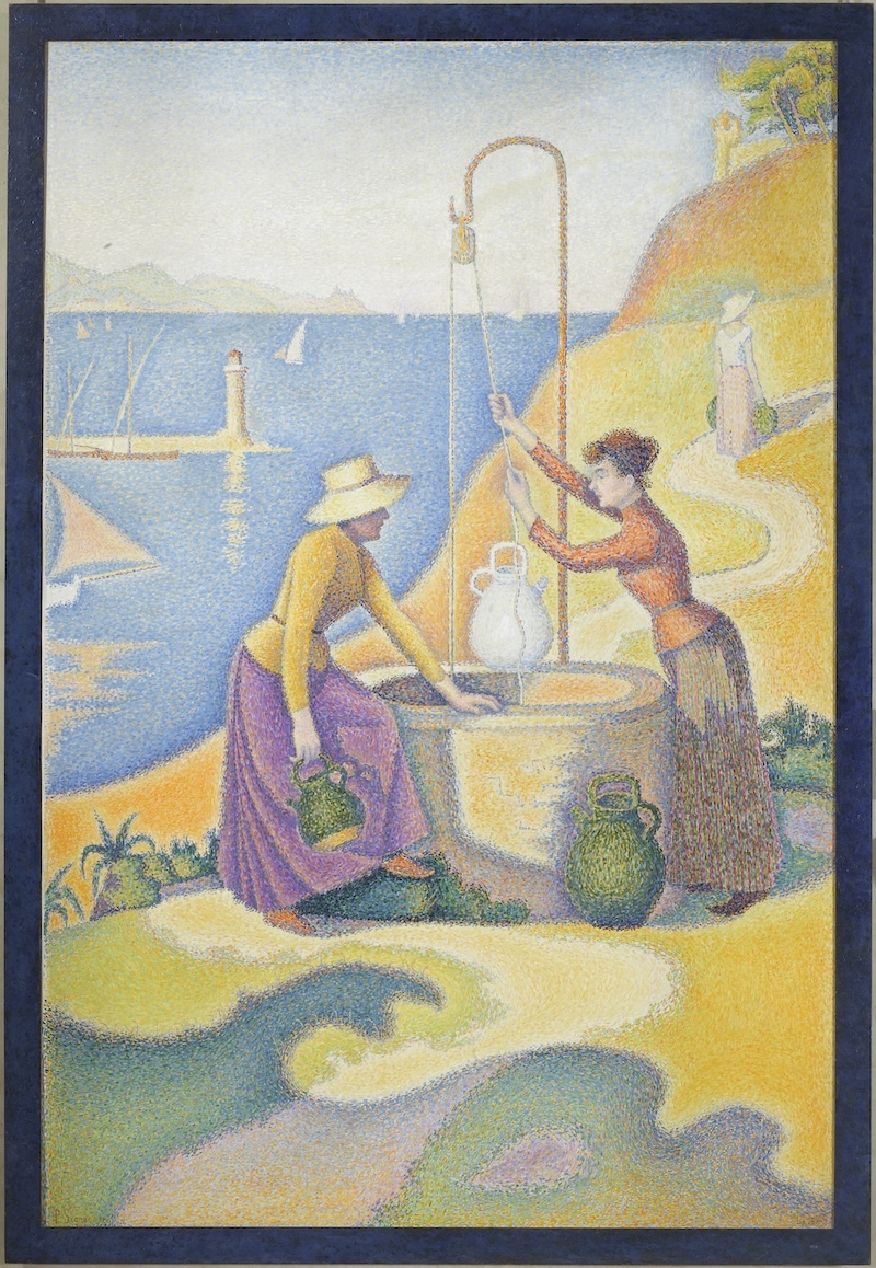 保罗·西涅克 《井边的女人·作品238》1892，布面油画© photo : Musée d’Orsay, Dist. RMN-Grand Palais / Patrice Schmidt