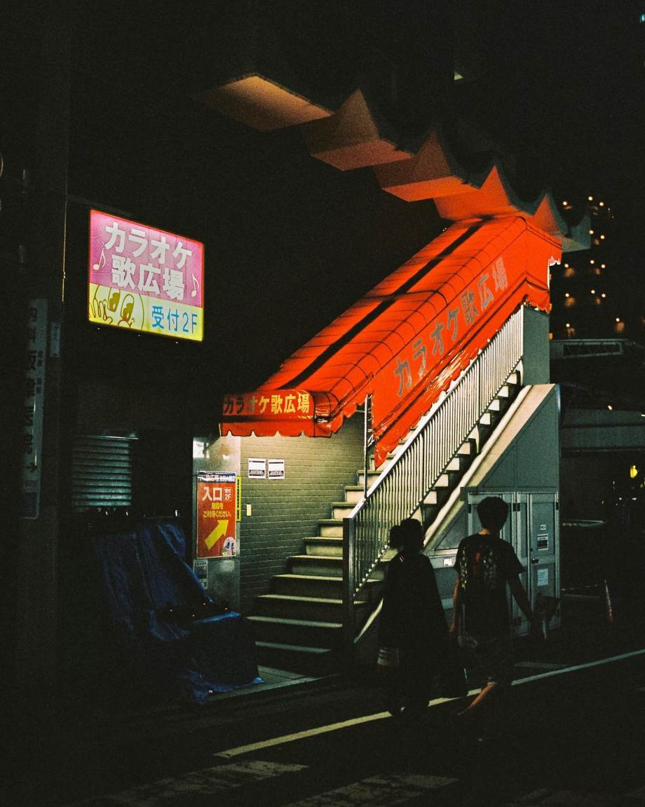 夜晚的东京街头，摄影师Angelo胶片影像