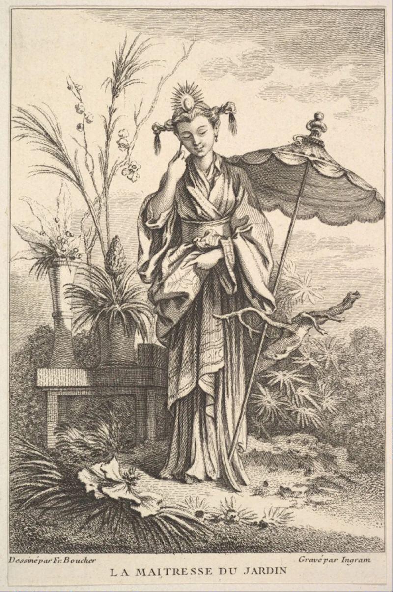 亚洲女性形象的印刷品