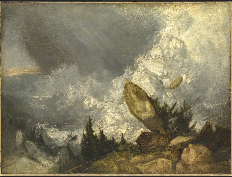 透纳，《格劳宾登州的一次雪崩》，英国泰特美术馆